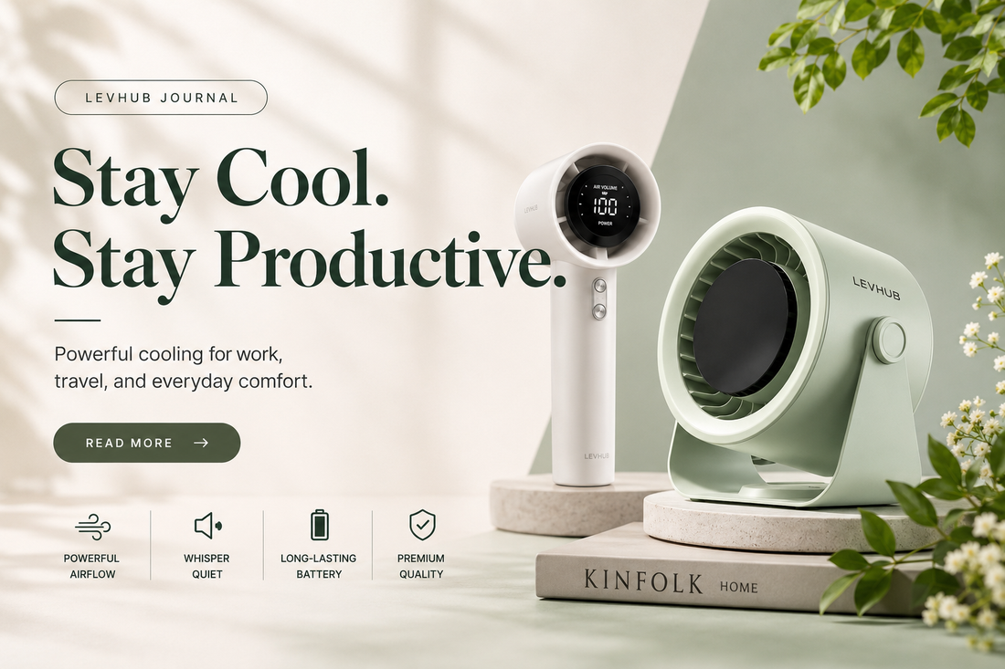 Stay Cool This Summer — Introducing Our Portable Fan Collection