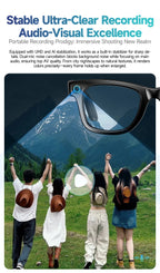New 800W Camera AI Glasses Men Color-Changing Smart Translation Glasses Photo Video Recording Waterproof Call Smart Sunglasses LevHub