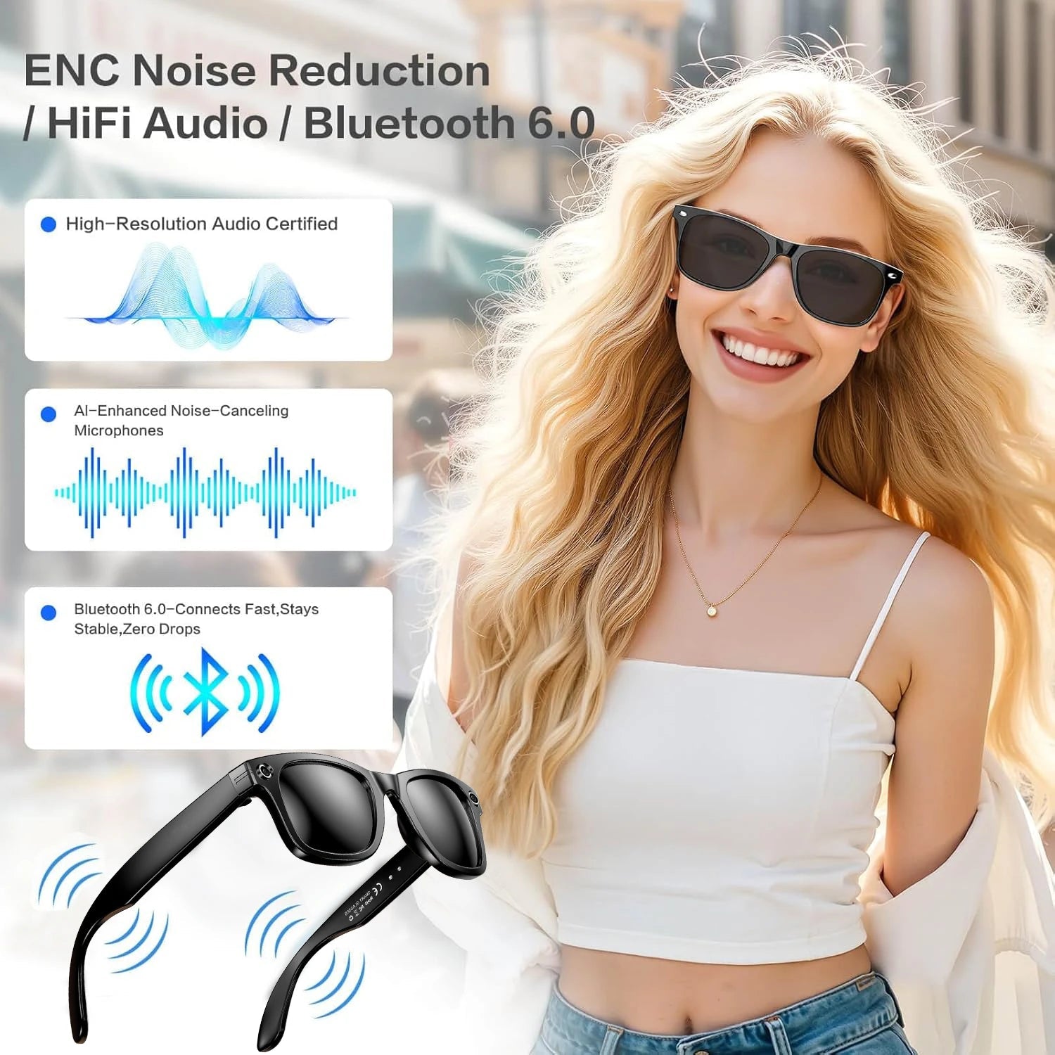 New 800W Camera AI Glasses Men Color-Changing Smart Translation Glasses Photo Video Recording Waterproof Call Smart Sunglasses LevHub