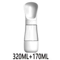 Twist Open Dog Water Bottle Portable Drinking Water Feeding Food Bowl Traveling Walker Dog Accessories Outside Puppy Pet Bottle LevHub