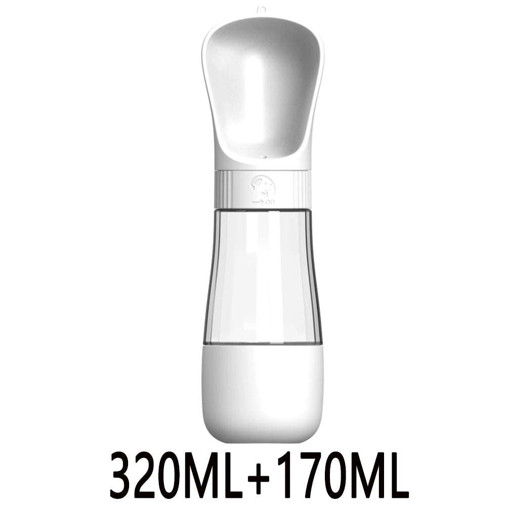 Twist Open Dog Water Bottle Portable Drinking Water Feeding Food Bowl Traveling Walker Dog Accessories Outside Puppy Pet Bottle LevHub