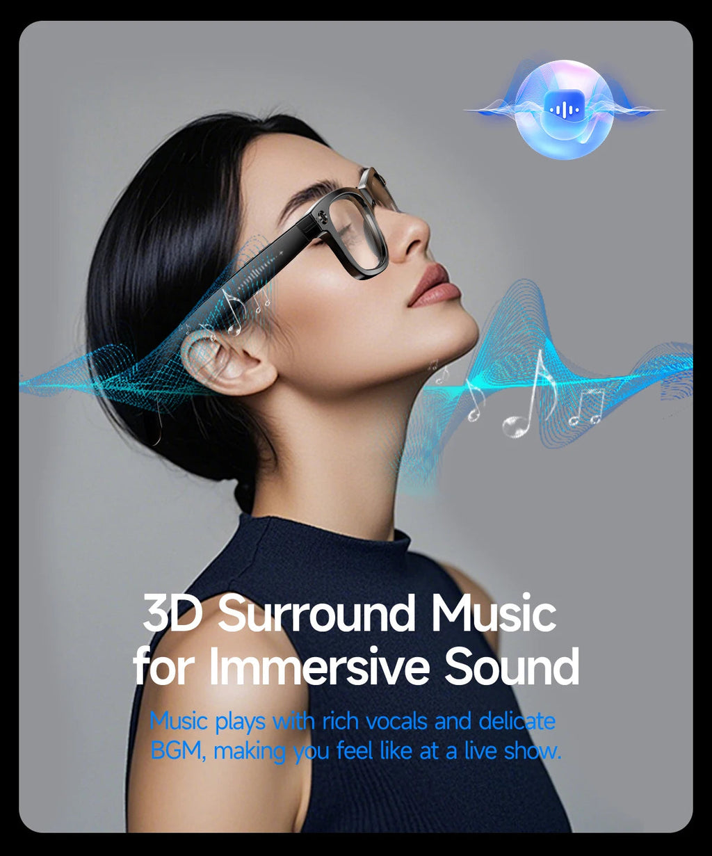 New 800W Camera AI Glasses Men Color-Changing Smart Translation Glasses Photo Video Recording Waterproof Call Smart Sunglasses LevHub