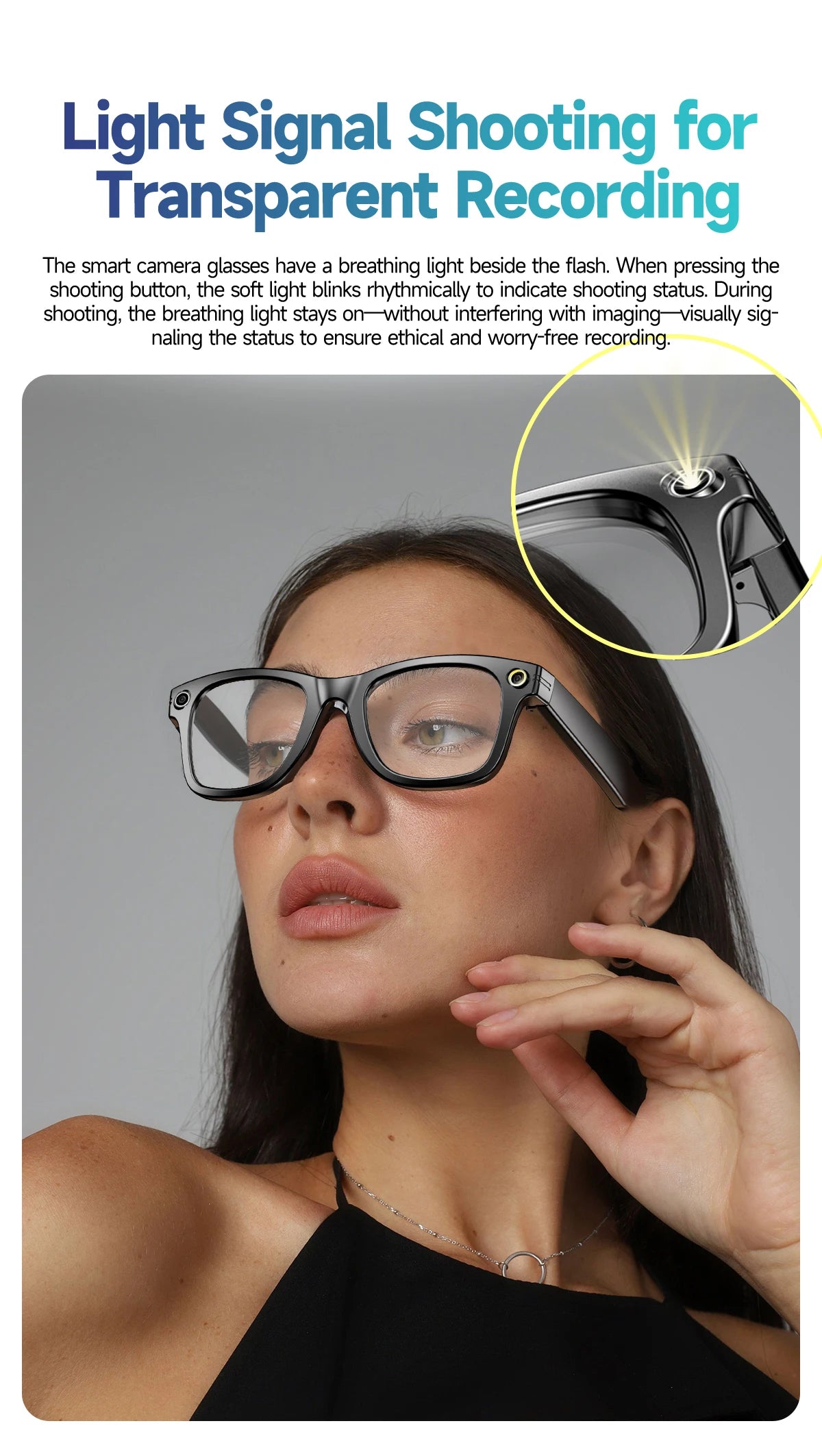 New 800W Camera AI Glasses Men Color-Changing Smart Translation Glasses Photo Video Recording Waterproof Call Smart Sunglasses LevHub